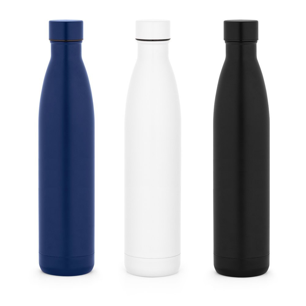 Image of Double-walled stainless steel bottle (90% recycled) - Egotier 94362A