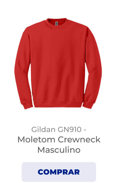 Gildan GN910 - Moletom Crewneck Masculino