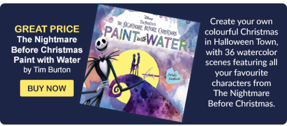 Disney The Nightmare Before Christmas Paint With Water by Tim Burton