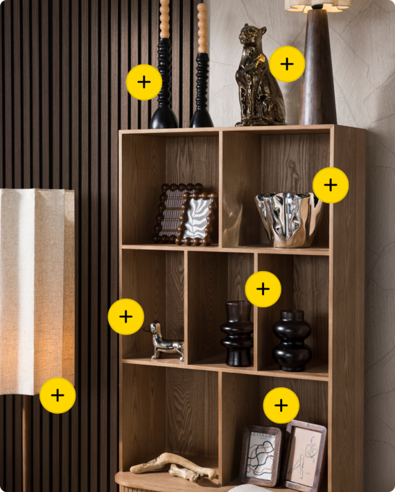 Calm chocolate vakkenkast