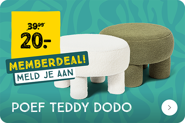 Poef teddy dodo