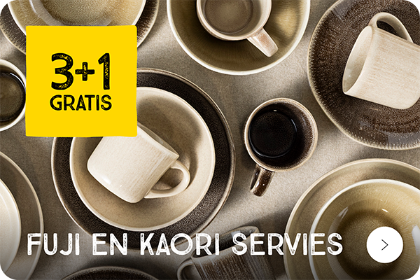 Servies Kaori en Fuij