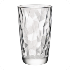Longdrinkglas diamond