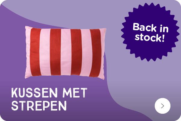 Kussen met strepen