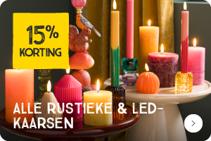 Alle rustieke en led kaarsen