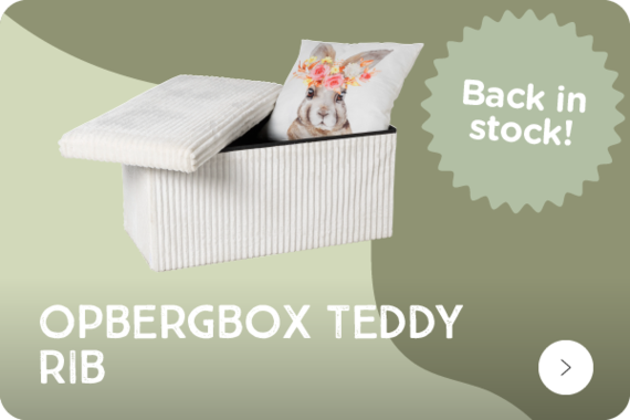 Opbergbox teddy rib