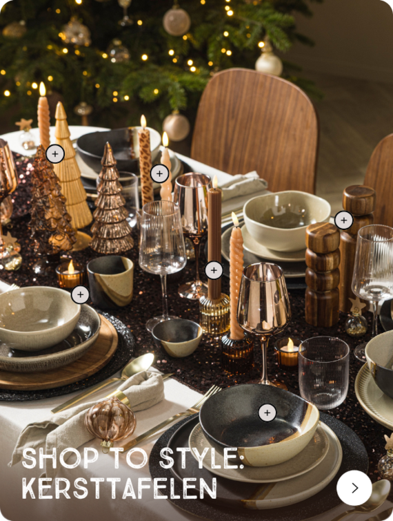 Calm chocolate kersttafelen