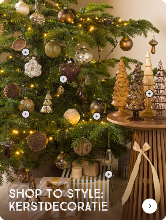 Calm chocolate kerstdecoratie