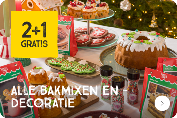 Alle bakmixen en -decoratie