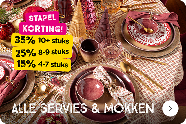Alle servies en mokken