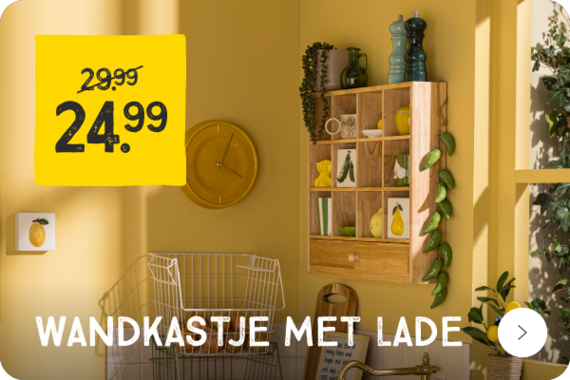 Wandkastje met lade