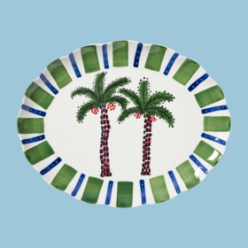 Serveerbord palmboom