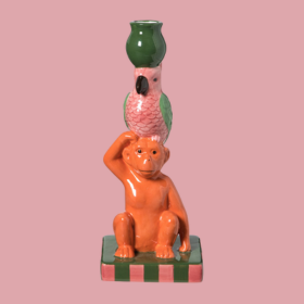 Kandelaar aap en vogel