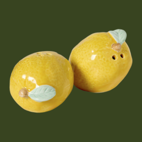 Peper- en zoutvaatje citroen