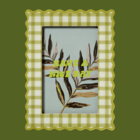 Fotolijst golf geruit