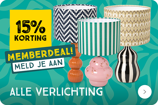 Alle verlichting 15%