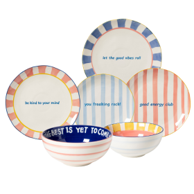 Borden en schaaltjes