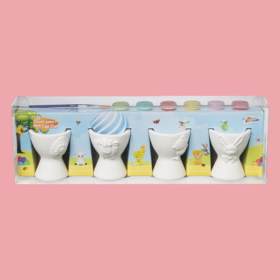 Set van 4 eierdopjes