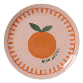 Dinerbord sinasappel