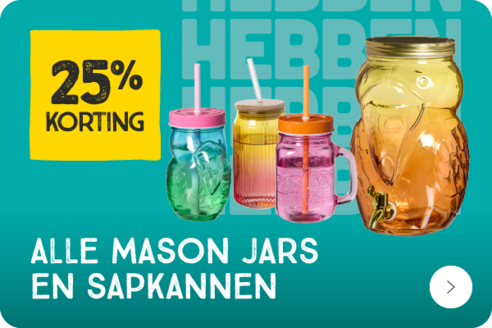 Mason jars en sapkannen