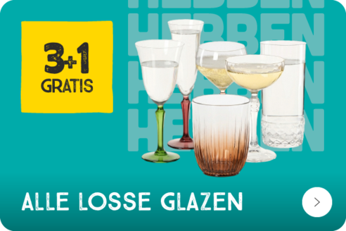 Alle losse glazen