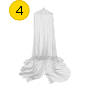 Klamboe met ring