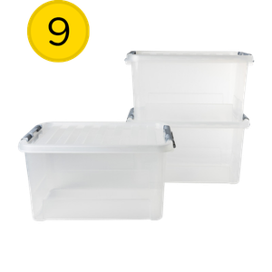 Clipbox 25 liter - set van 3