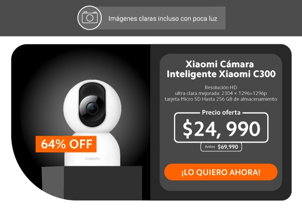 Xiaomi Cámara Inteligente Xiaomi C300