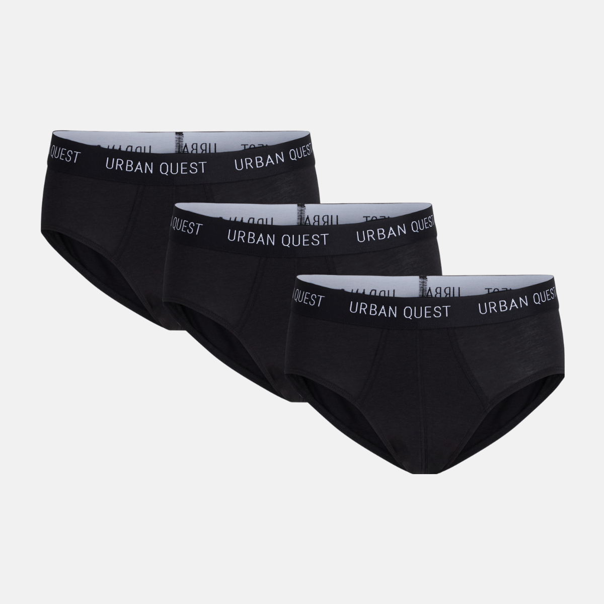 Image of 3 pak bambus herre trusser i sort