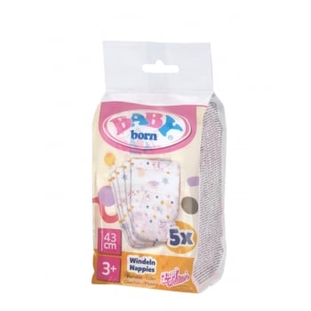 BABY BORN Vaippoja, viiden vaipan paketti
