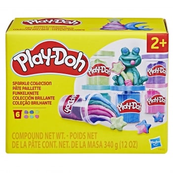 PLAY-DOH Muovailuvahasetti Metallivärit, 6 kpl