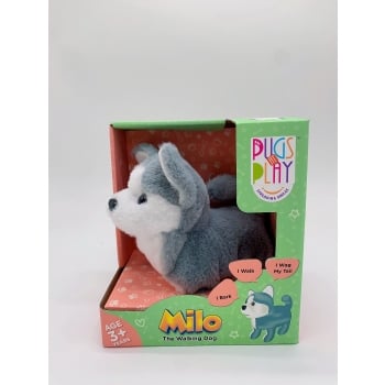 PUGS AT PLAY Kävelevä koira Milo