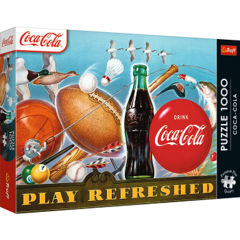 TREFL Premium Plus Palapeli Coca-Cola: Play Refreshed, 1000 palaa