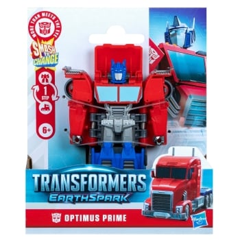TRANSFORMERS Hahmo EarthSpark 1 step smash Optimus Prime