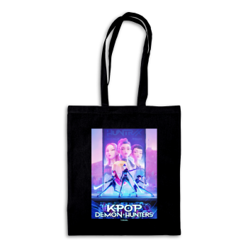 K-POP DEMON HUNTERS kangaskassi, musta
