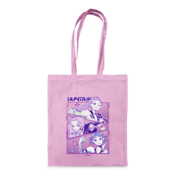 K-POP DEMON HUNTERS kangaskassi, vaaleanpunainen