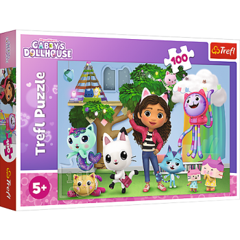 TREFL GABBY´S DOLLHOUSE Palapeli, 100 palaa