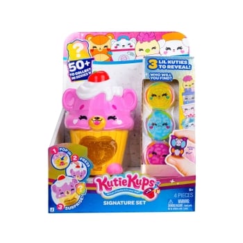 KUTIE KUPS Leikkisetti annostelija ja 3 kapselia