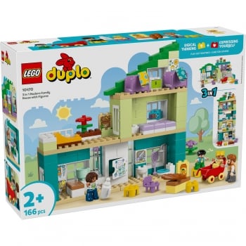 LEGO DUPLO Town Nykyaikainen omakotitalo ja hahmot 3in1 10470