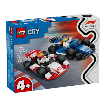 LEGO City F1®-kilpa-autot Williams Racing ja Haas F1® 60464