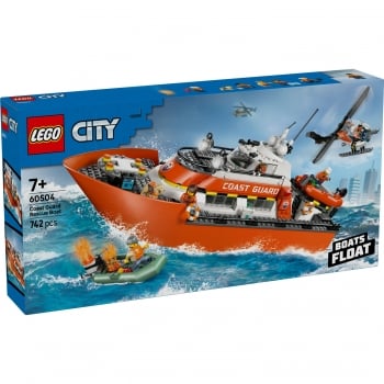 LEGO City Rannikkovartioston pelastusalus ja helikopteri 60504