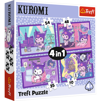 TREFL HELLO KITTY Palapelisetti Kuromi, 4 kpl