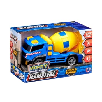 TEAMSTERZ Mighty Machines sementtirekka valoilla ja äänillä, 12,5 cm