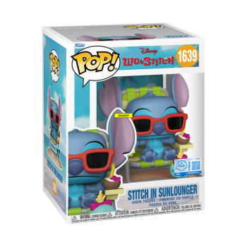 FUNKO POP! Vinyylihahmo: Lilo & Stitch - Stitch in Sunlounger