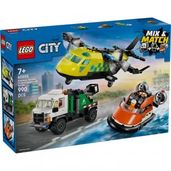 LEGO City Lentokone, huoltoauto ja ilmatyynyalus 60505