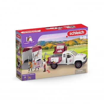 SCHLEICH HORSE CLUB Liikkuva eläinlääkäri ja perävaunu