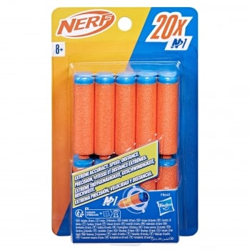 NERF N Series Täyttöpakkaus ammuksia, 20 kpl