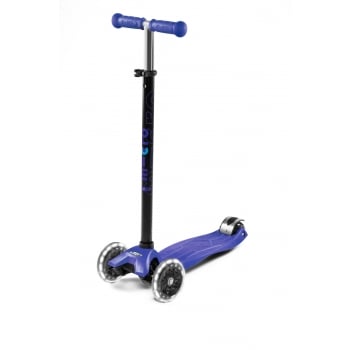 MICRO Potkulauta Maxi Plus LED-valoilla, sininen