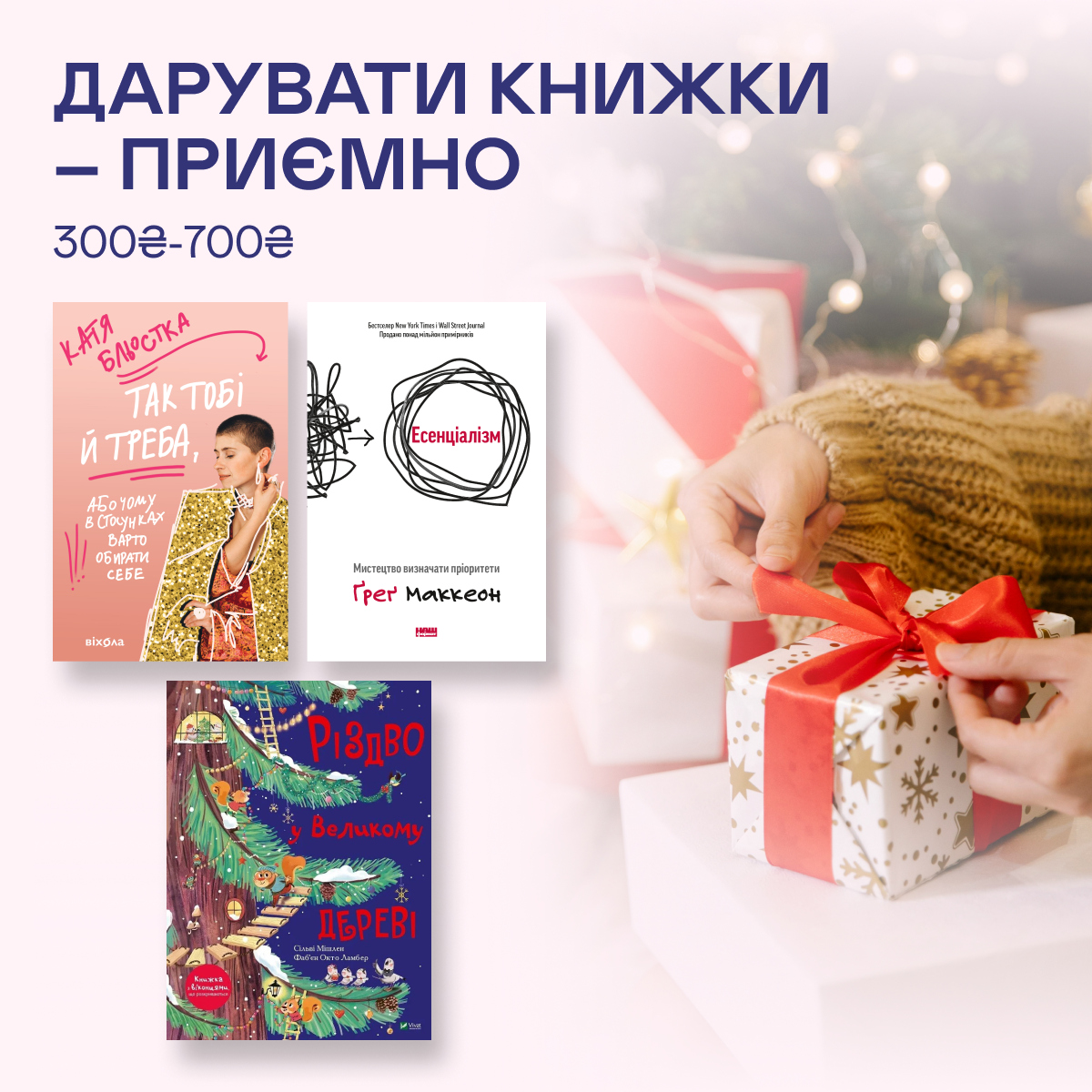 Книгодарунки до зимових свят