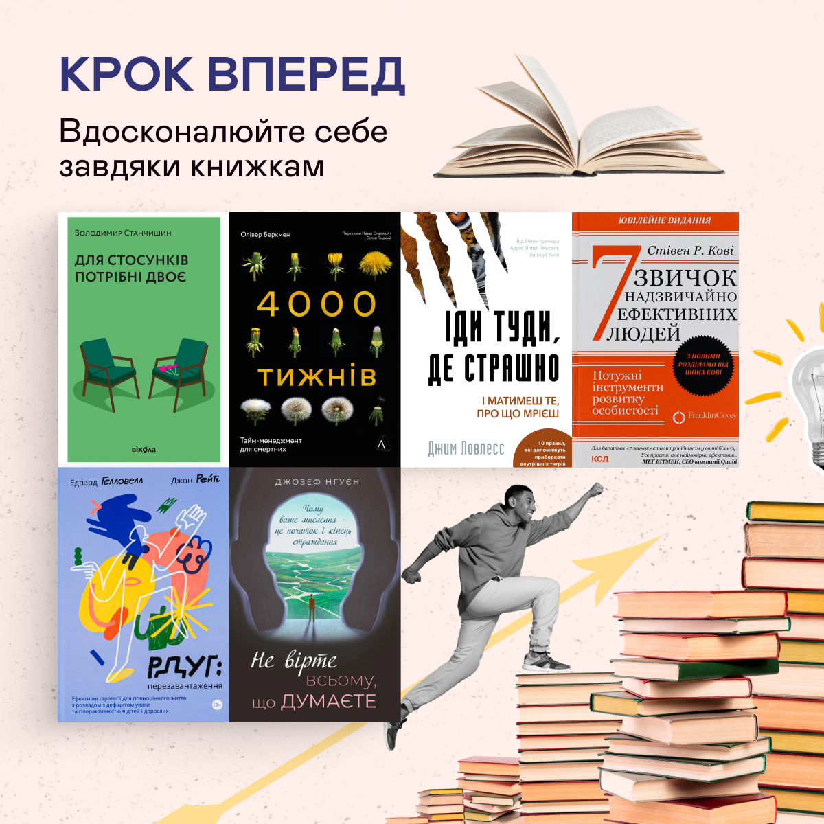 Книжки, які мотивують на зміни